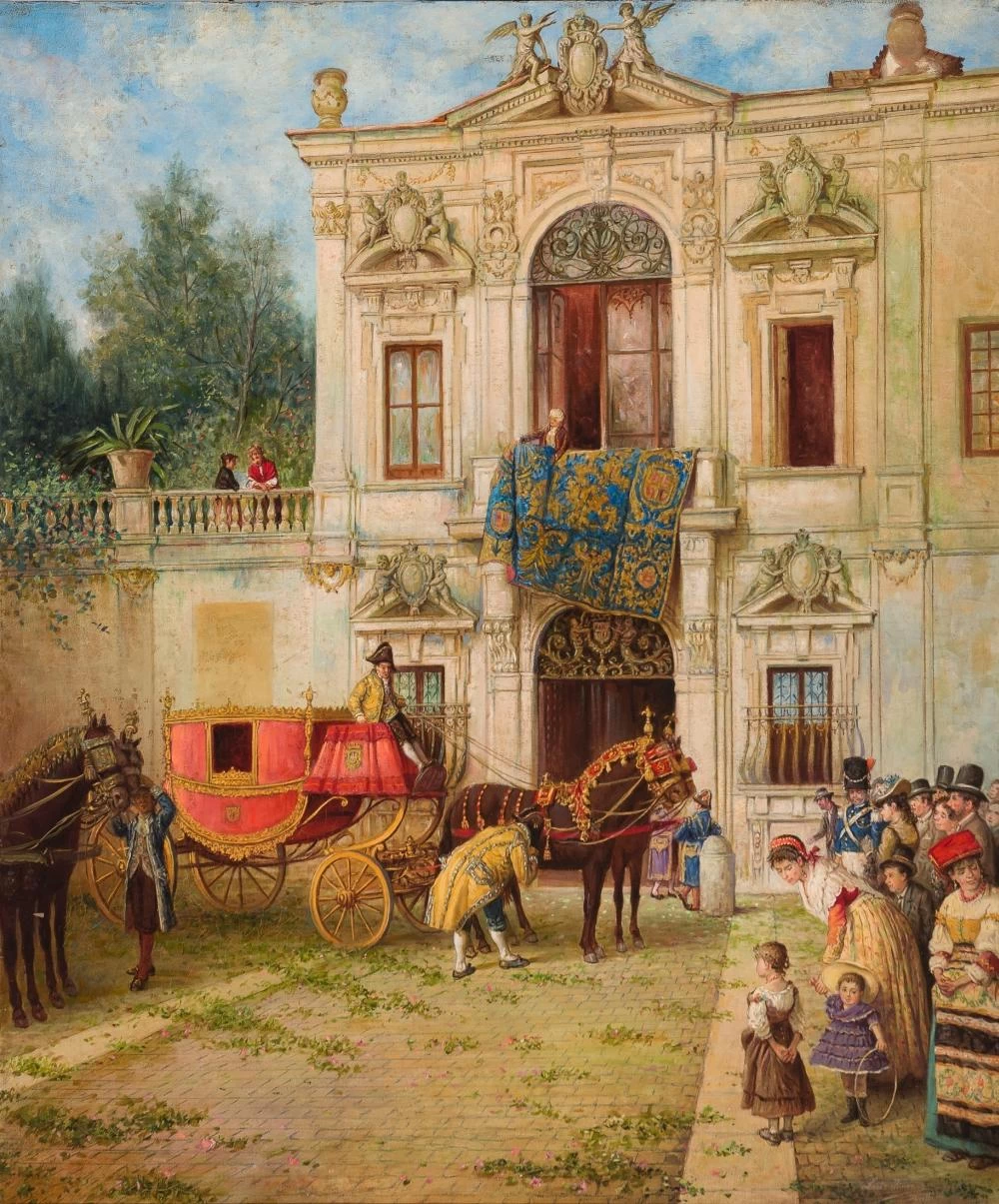 Luis Jiménez Aranda - Arrivo alla villa